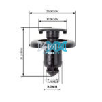 DISCONTINUED - Universal Interior Clip(100 pieces)