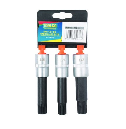 Toolco BMW Locking Wheel Nut Spline Socket Set