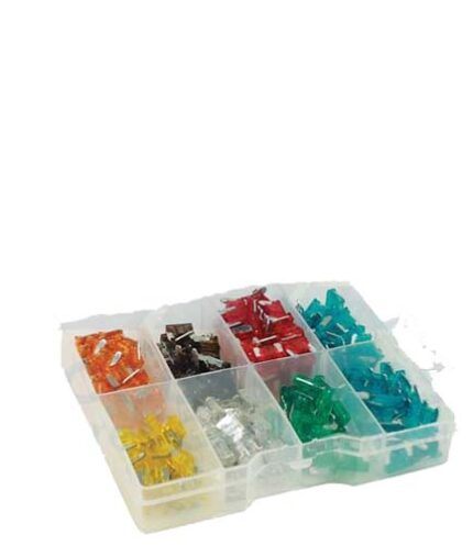 Mini Blade Fuse Assort 200 Piece In Box
