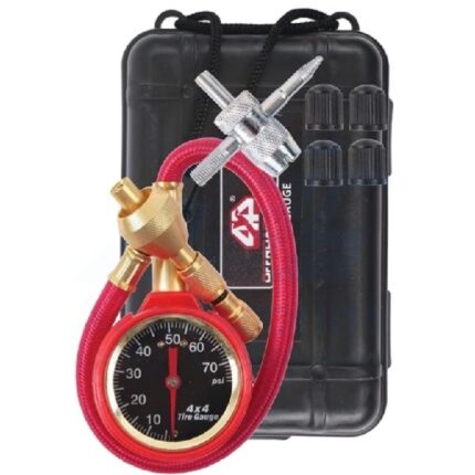 Tyre Gauge 4 x 4 0 - 70Psi In Blow Mould Case