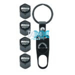 Valve Caps Set With Key Ring Amg