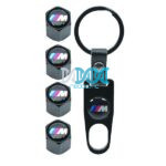 Valve Caps Set With Key Ring M Power