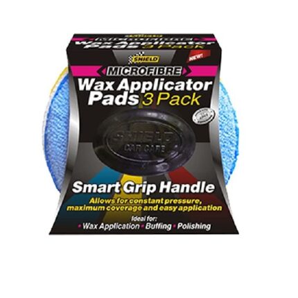 Shield Micro Fibre Smart Grip Wax Applicator 3 Pads