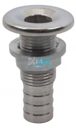 Through Hull 13mm 316 Stainless Steel
