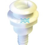 Through Hull Nylon 20mm White