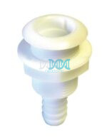 Through Hull Nylon 20mm White