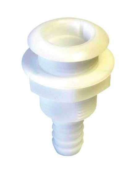 Through Hull Nylon 20mm White