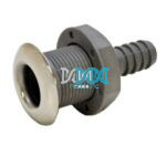 Through Hull Plated 316 Stainless Steel 16mm Grey