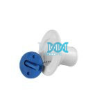 Water Deck Cap 40mm White With Blue Cap