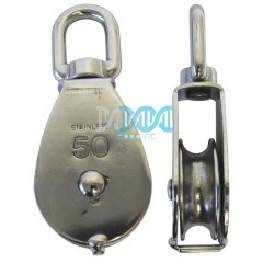 Single Swivel Pulley 50mm Stainless Steel 304