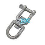 Swivel Eye-Jaw 5mm 316 Stainless Steel