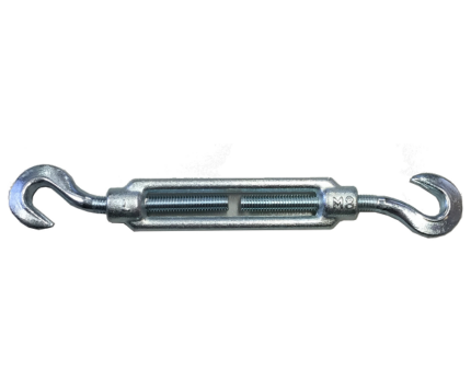 Turnbuckle Hook-Hook 10mm Electro-Galvanized