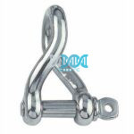 Twist D Shackle 4mm 316 Stainless Steel