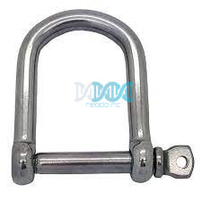Width D Shackle 10mm 316 Stainless Steel