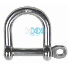 Width D Shackle 5mm 316 Stainless Steel