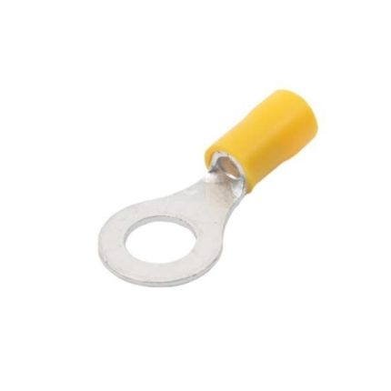 Yellow Ring Terminal 8.4mm - 100 Pieces