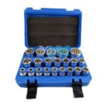 19 Piece Square Tooth Socket Set 8-32mm