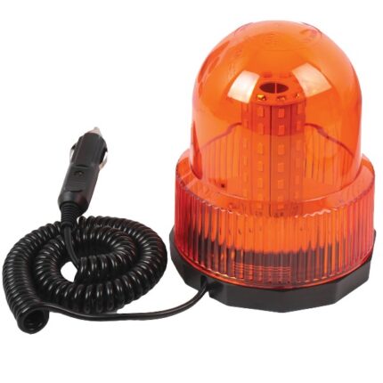 60 LED 12 Volt Emergency Light with Magnetic Base - Amber