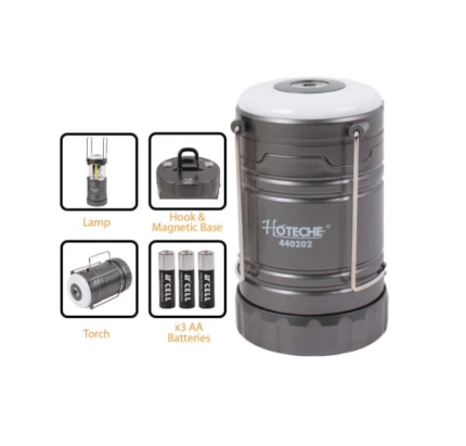 Hoteche Camping Lantern 3 Cob Led Light