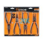Hoteche 7 inch / 180mm 4 Piece Circlip Pliers Set