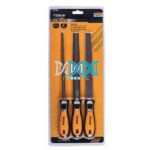 Hoteche 3 Piece File Set 200mm With Tpr Handle