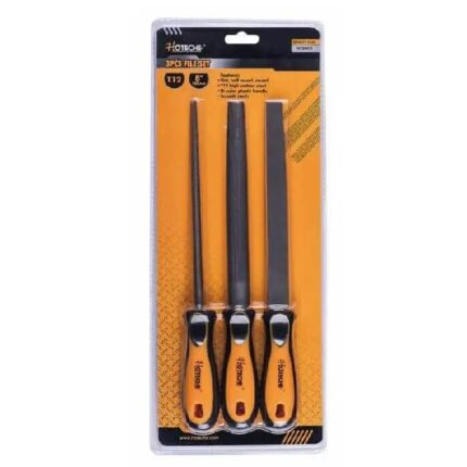 Hoteche 3 Piece File Set 200mm With Tpr Handle
