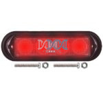 Led Warning Lamp Red 12-24V 18 Functions