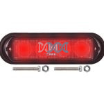 Led Warning Lamp Red 12-24V 18 Functions
