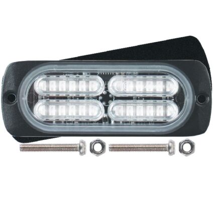 Led Warning Lamp White 12-24V