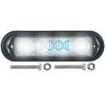Led Warning Lamp White 12-24V 18 Functions