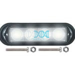 Led Warning Lamp White 12-24V 18 Functions