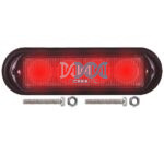 Led Warning Lamp White 12-24V 18 Functions