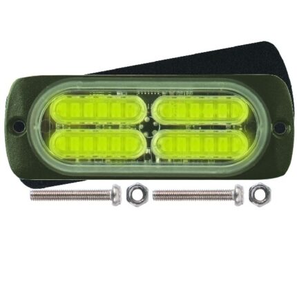 Led Warning Lamp Yelllow 12-24V