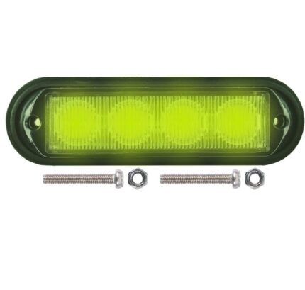 Led Warning Lamp Yellow 12-24V 18 Functions