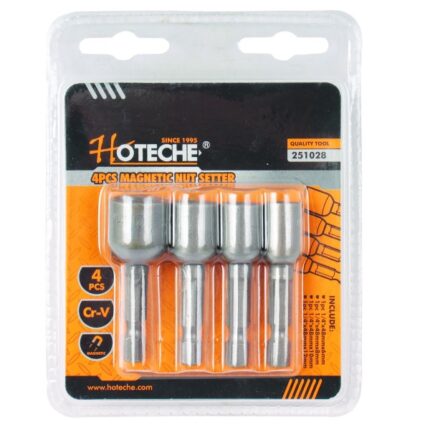 Hoteche Magnetic Nut Driver 4 Piece 6/8/10/12mm