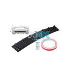 Rear Lower Bumper Lip Spoiler 7Fins 855mm Black Universal