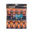 Hoteche Ratchet Tie Down 4 Piece 25mmx 5Mx 0.5mm