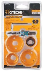 6 Piece Hole Saw Set