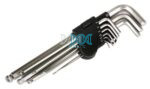 9 Piece Ball Point Hex Key Wrench