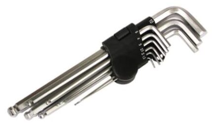 9 Piece Ball Point Hex Key Wrench