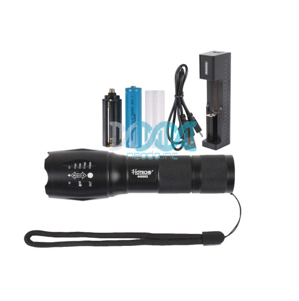 NEO-13438 Hoteche Hi Power LED Torch - 1 LED 5W - 260LM - Rechargable
