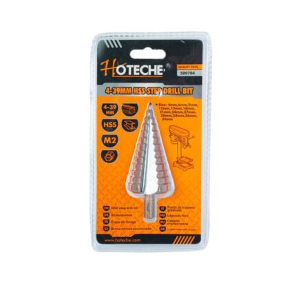 Hoteche 4-39mm 13 Step Hss Drill Bit