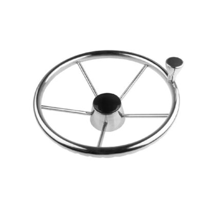 Steering Wheel 13 With Knob 316 Stanless Steel
