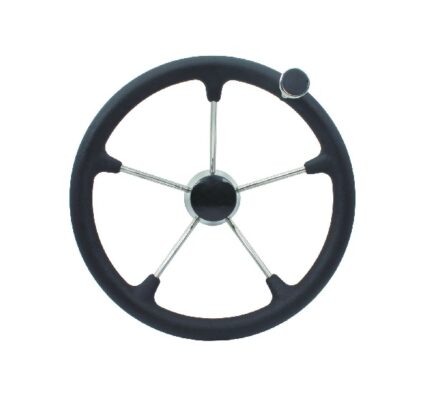 Steering 316s With PU Foam & Knob 13 Grey