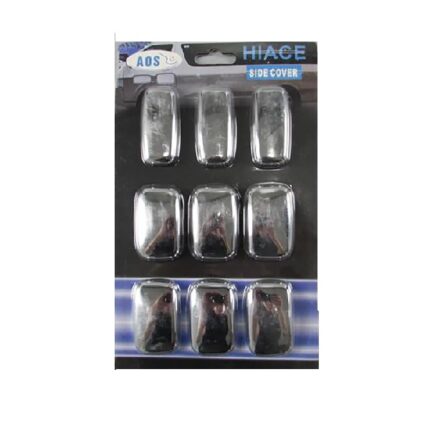 Set of Side Glass Button Chrome Covers For Toyota Quantum 12 Piece