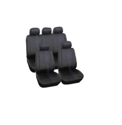 9 Piece Seat Covers Trend Blue/Black