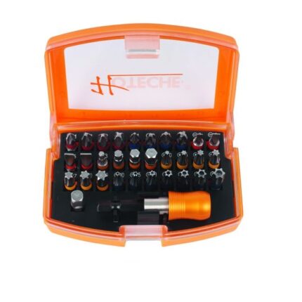 Hoteche 32 Piece Screwdriver Bit Set With Quick Release Bit Holder