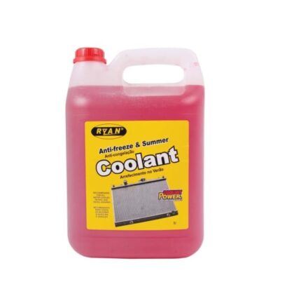 Ryan Anti-Freeze And Summer Coolant - Red - 5 Litre