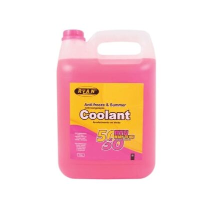 Ryan Anti-Freeze And Summer Coolant - Rtu - Pink - 5 Litre