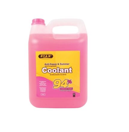 Ryan Anti-Freeze And Summer Coolant - 94% - Pink - 5 Litre